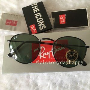 Ray-Ban RB3447 Round Metal Unisex Sunglasses